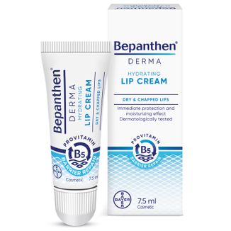 Bepanthen Derma, krem nawilżająco-ochronny do ust, 7,5 ml Bepanthen Derma, krem nawilżająco-ochronny do ust, 7,5 ml - zdjęcie produktu