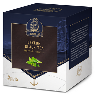 Admiral Tea Ceylon, czarna herbata ekspresowa, 2 g x 15 saszetek - zdjęcie produktu