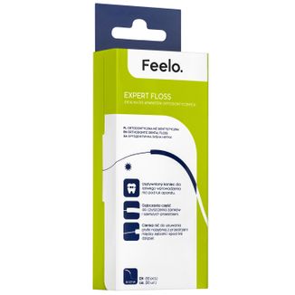 Feelo Expert Floss, nić ortodontyczna, 50 odcinków - zdjęcie produktu