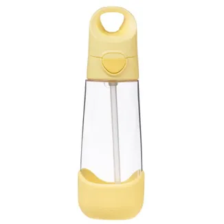 B.Box, butelka na wodę ze słomką, tritanowa, bidon dla dzieci, Lemon Twist, od 3 lat, 600 ml - zdjęcie produktu