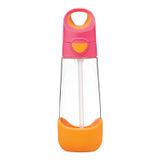 B.Box, butelka na wodę ze słomką, tritanowa, bidon dla dzieci, Strawberry Shake, od 3 lat, 600 ml - miniaturka zdjęcia produktu