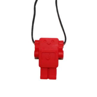 Jellystone Designs, wisiorek antystresowy, robot, czerwony, od 3 lat, 1 sztuka - zdjęcie produktu