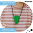 Jellystone Designs, wisiorek antystresowy, robot, zielony, od 3 lat, 1 sztuka - miniaturka 2 zdjęcia produktu