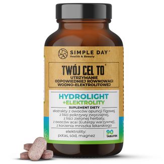 Simple Day Hydrolight + Elektrolity, 90 tabletek - zdjęcie produktu