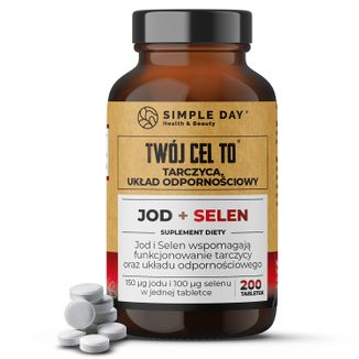 Simple Day Jod i Selen, 200 tabletek - zdjęcie produktu