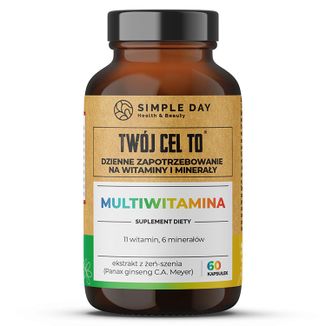 Simple Day Multiwitamina, 60 kapsułek - zdjęcie produktu