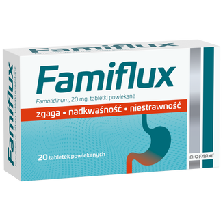 Famiflux 20 mg, 20 tabletek - zdjęcie produktu