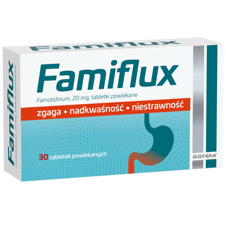 Famiflux 20 mg, 30 tabletek - zdjęcie produktu