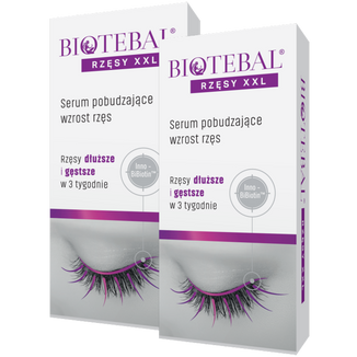 Zestaw Biotebal Rzęsy XXL, serum pobudzające wzrost rzęs, 2 x 3 ml - zdjęcie produktu