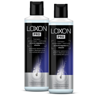 Zestaw Loxon Pro, szampon wzmacniająco-nawilżający przeciw wypadaniu włosów, 2 x 250 ml - zdjęcie produktu