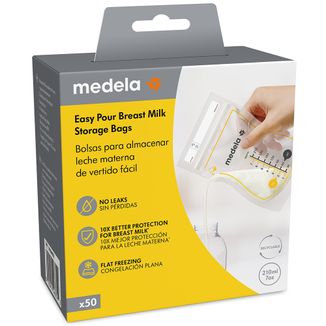 Medela Easy Pour, torebki do przechowywania pokarmu, 50 sztuk - zdjęcie produktu