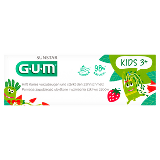 Sunstar Gum Kids, pasta do zębów, po 3 roku życia, 50 ml - zdjęcie produktu