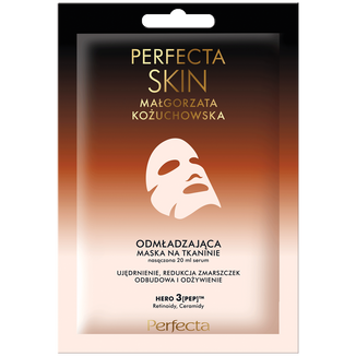 Perfecta Skin Małgorzata Kożuchowska, odmładzająca maska na tkaninie, 20 ml - zdjęcie produktu