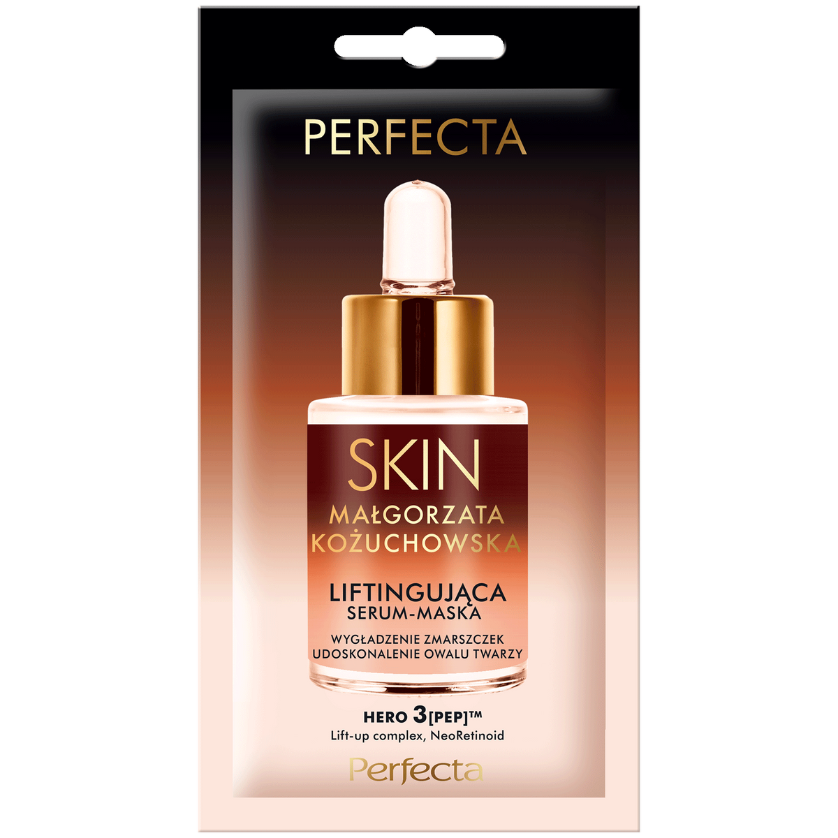 Perfecta Perfecta Skin Małgorzata Kożuchowska, liftend serum-Gesichtsmaske, 8 ml — Inhaltsstoffe und Bewertung