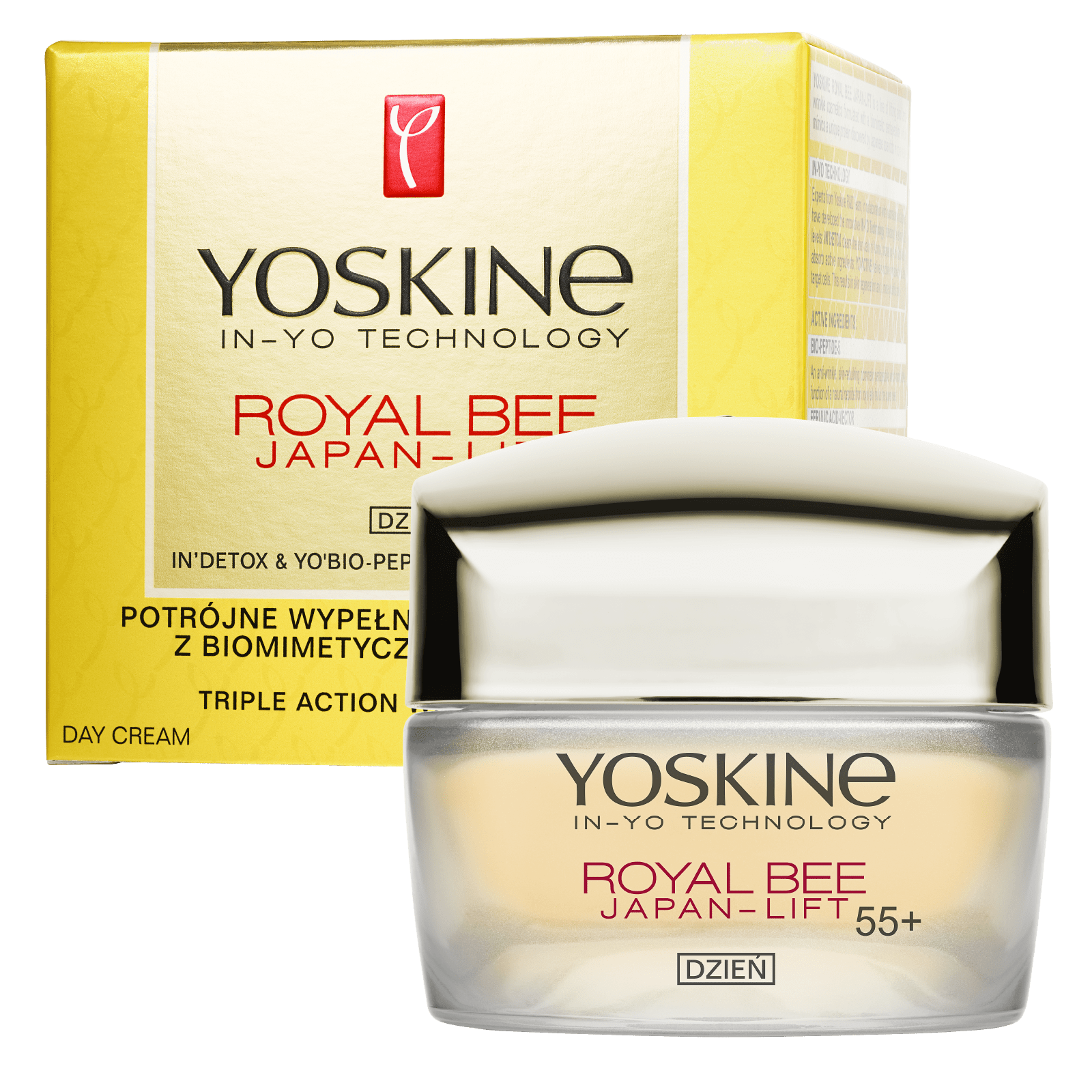 Yoskine Yoskine Royal Bee Japan-Lift 55+, krem do twarzy na dzień, 50 ml