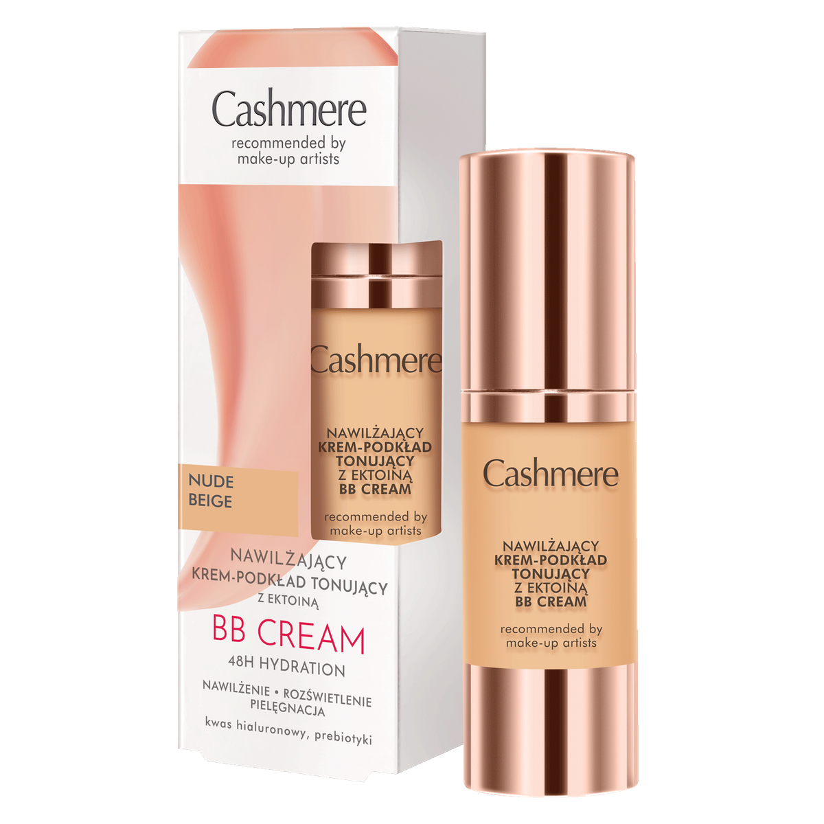 Cashmere Cashmere BB Cream, feuchtigkeitsspendend Creme-Foundation tönend mit Ektoin, nude beige, 30 ml — Inhaltsstoffe und Bewertung
