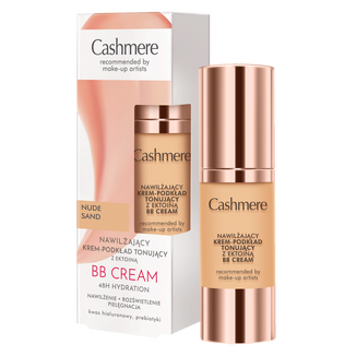 Cashmere BB Cream, nawilżający krem-podkład tonujący z ektoiną, nude sand, 30 ml - zdjęcie produktu