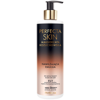 Perfecta Skin Małgorzata Kożuchowska, nawilżająca emulsja do mycia twarzy 3w1, 300 ml USZKODZONE OPAKOWANIE - zdjęcie produktu