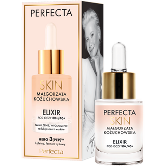 Perfecta Skin Małgorzata Kożuchowska 30+/40+, elixir pod oczy, nawilżenie, wygładzenie, 15 ml - zdjęcie produktu