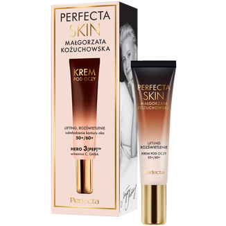 Perfecta Skin Małgorzata Kożuchowska 50+/60+, krem pod oczy, lifting, rozświetlenie, 15 ml - zdjęcie produktu
