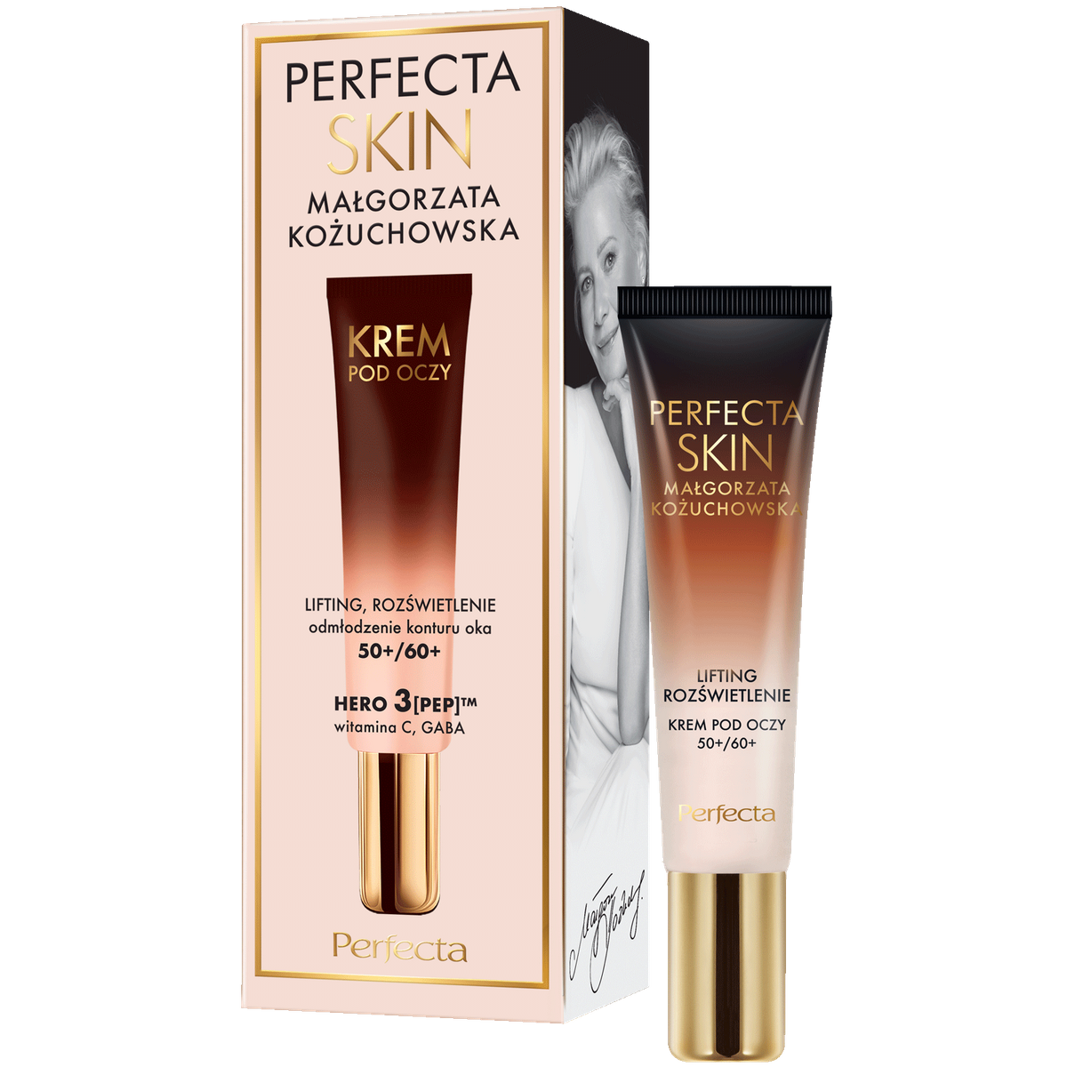 Perfecta Perfecta Skin Małgorzata Kożuchowska 50+/60+, Augencreme, lifting, Strahlkraft, 15 ml — Inhaltsstoffe und Bewertung