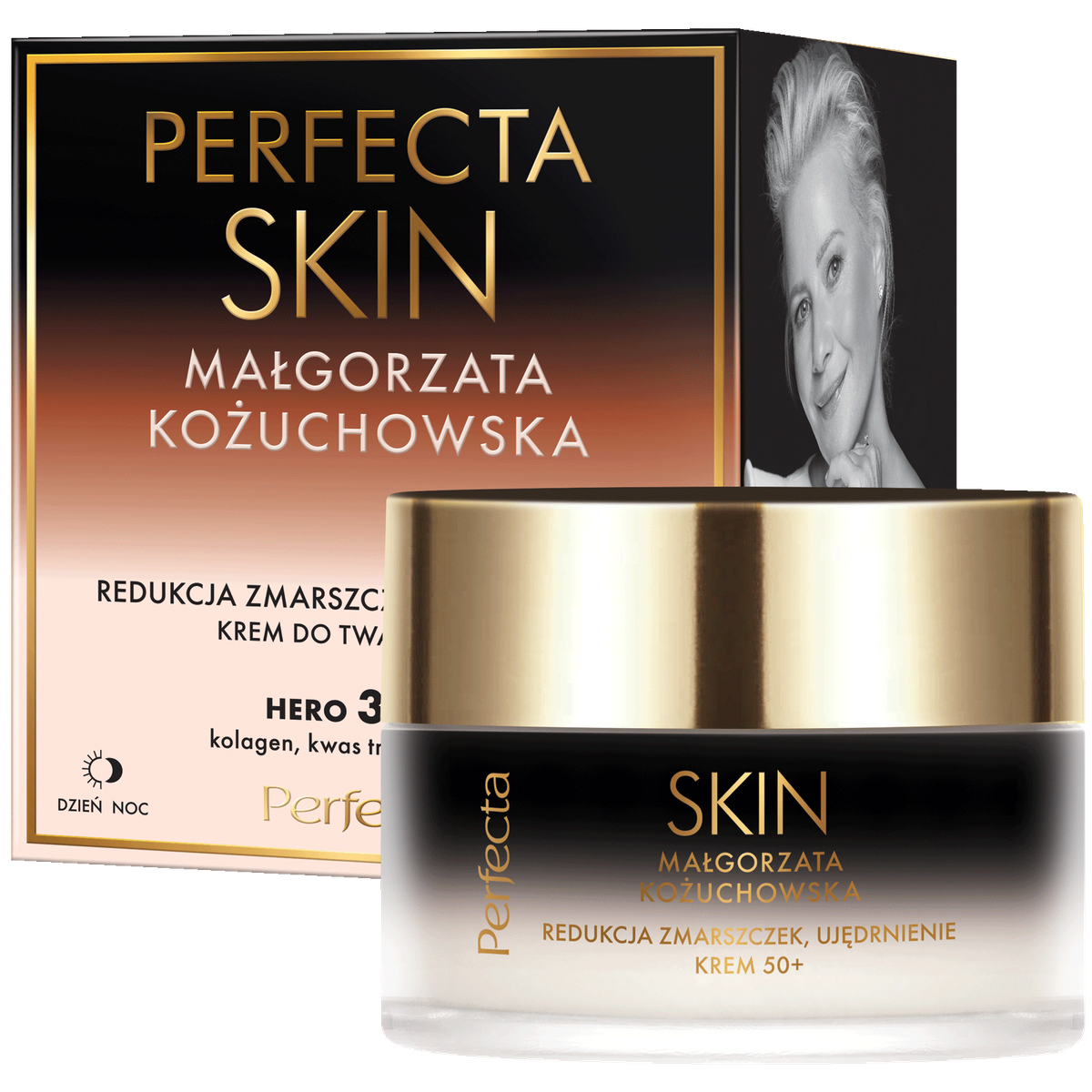 Perfecta Perfecta Skin Małgorzata Kożuchowska 50+, Gesichtscreme, Reduktion Falten, Straffung, 50 ml — Inhaltsstoffe und Bewertung