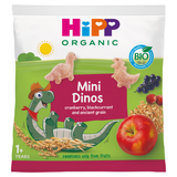 HiPP Chrupiące dinozaury Bio, owocowe, po 1 roku, 30 g - miniaturka zdjęcia produktu