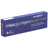 Sam się zbadaj Infekcje intymne pH Test, szybki test do półilościowego oznaczania pH w wymazie z pochwy, 1 sztuka - miniaturka zdjęcia produktu