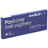 Sam się zbadaj Test ciążowy paskowy, czuły 10 mIU/ml, 1 sztuka - miniaturka zdjęcia produktu