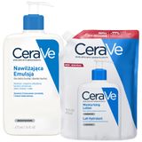 Zestaw CeraVe, emulsja nawilżająca z ceramidami, skóra sucha i bardzo sucha, 473 ml + zapas, 473 ml - miniaturka zdjęcia produktu