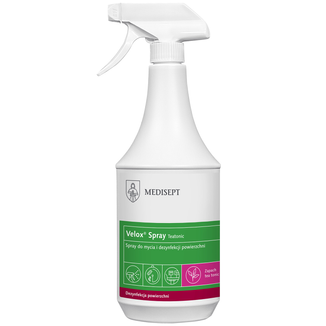 Medisept Velox Spray Tea Tonic, zapachowy płyn do mycia i dezynfekcji powierzchni, 1 L - zdjęcie produktu
