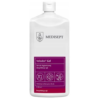 Medisept Velodes Gel, żel do higienicznej i chirurgicznej dezynfekcji rąk, 500 ml - zdjęcie produktu