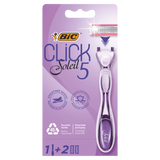 BIC Click 5 Soleil, maszynka do golenia dla kobiet, pięcioostrzowa, uchwyt + 2 wkłady - miniaturka zdjęcia produktu