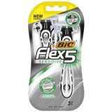 BIC Flex 5, maszynka do golenia dla mężczyzn, jednorazowa, pięcioostrzowa, 3 sztuki BIC Flex 5, maszynka do golenia dla mężczyzn, jednorazowa, pięcioostrzowa, 3 sztuki - miniaturka zdjęcia produktu