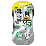 BIC Flex 5, maszynka do golenia dla mężczyzn, jednorazowa, pięcioostrzowa, 3 sztuki BIC Flex 5, maszynka do golenia dla mężczyzn, jednorazowa, pięcioostrzowa, 3 sztuki - miniaturka zdjęcia produktu