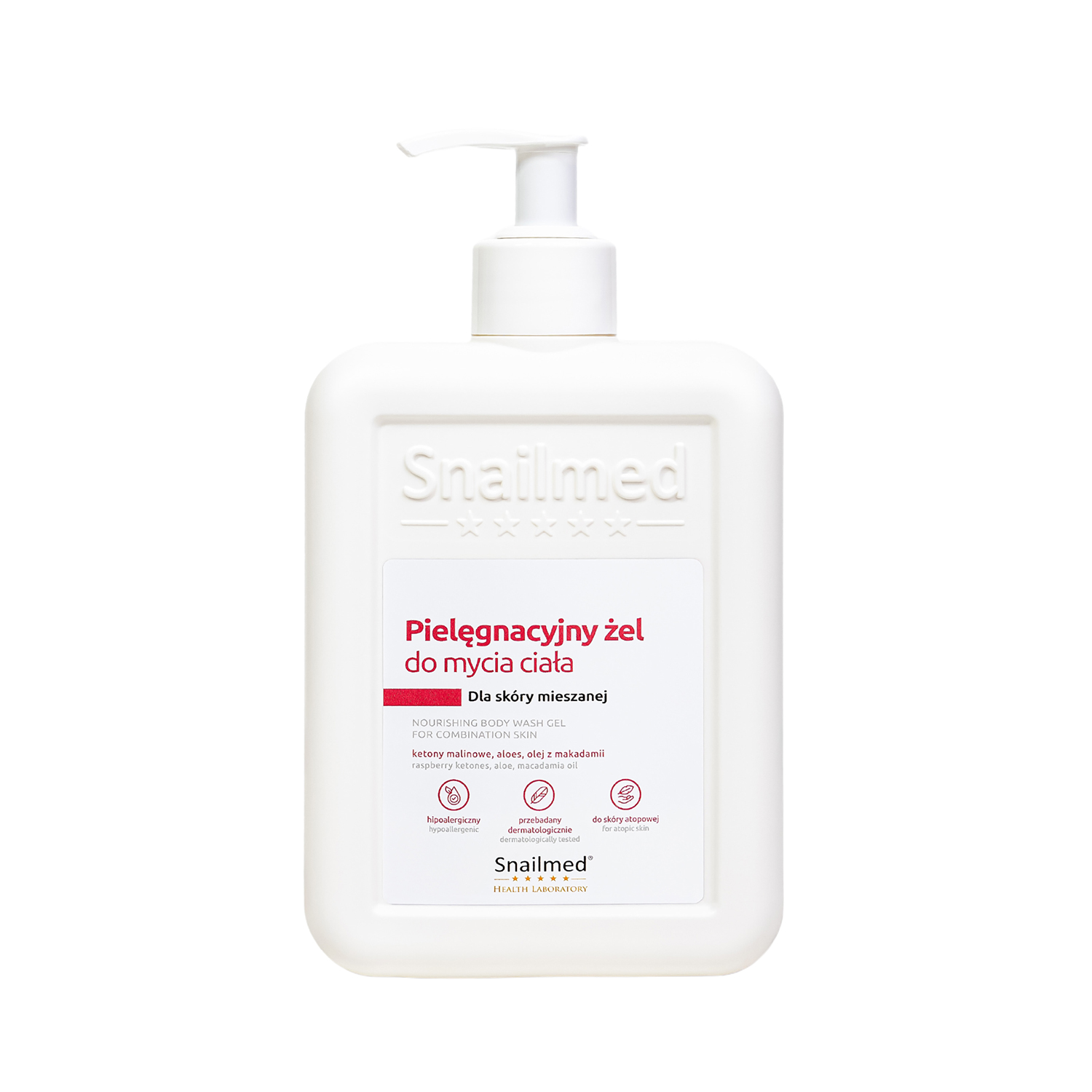 Nieznana Snailmed, pielęgnacyjny żel do mycia ciała, 320 ml