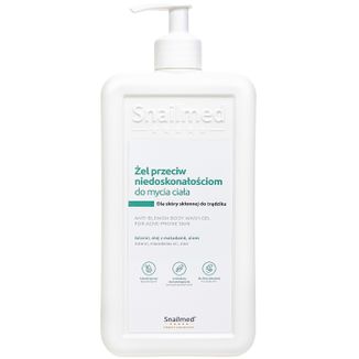 Snailmed, żel do mycia ciała przeciw niedoskonałościom, skóra skłonna do trądziku, 480 ml - zdjęcie produktu