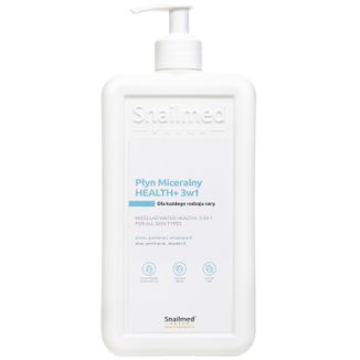 Snailmed, płyn micelarny HEALTH+ 3w1, 480 ml - zdjęcie produktu