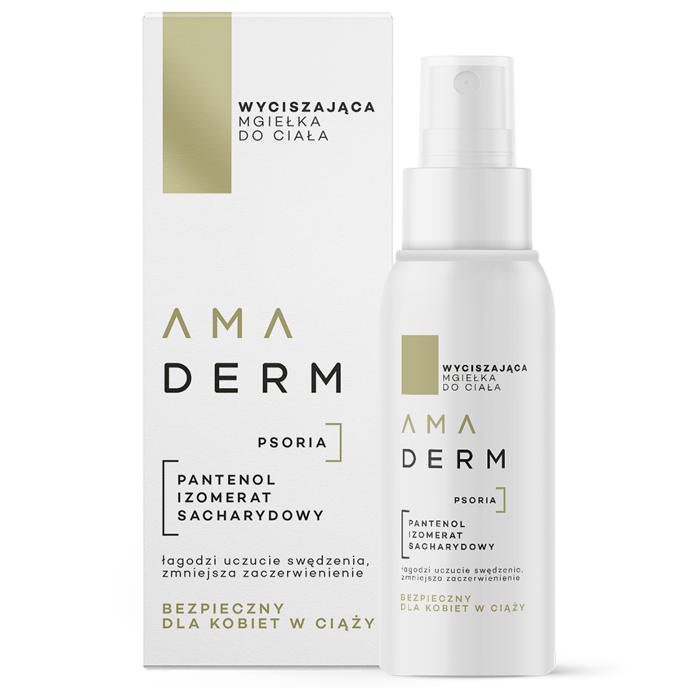 Amaderm Amaderm Psoria, wyciszająca mgiełka do ciała, 50 ml