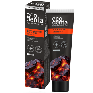 Ecodenta, pasta do zębów wybielająca z minerałami wulkanicznymi, 100 ml USZKODZONE OPAKOWANIE - zdjęcie produktu