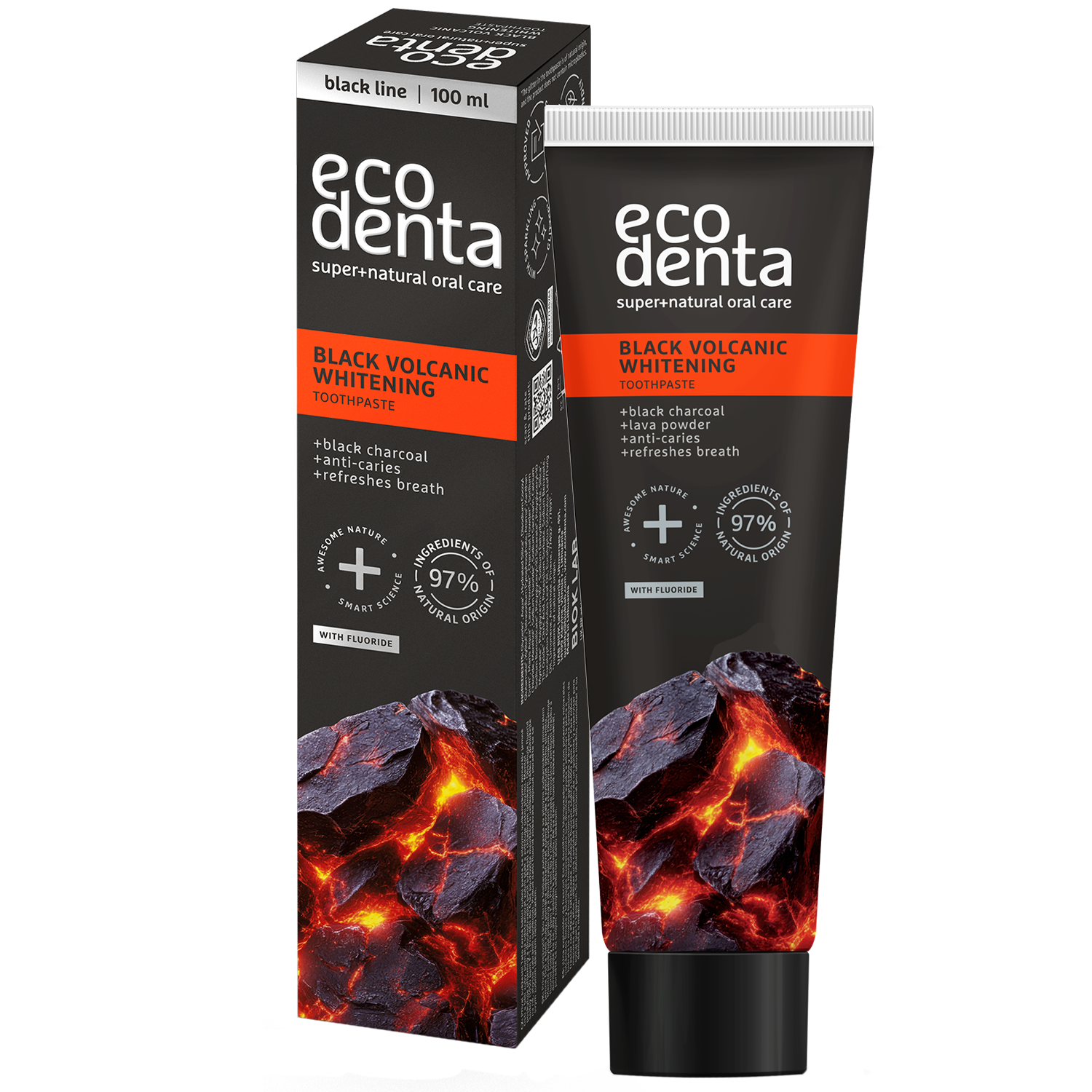 Ecodenta Ecodenta, pasta do zębów wybielająca z minerałami wulkanicznymi, 100 ml