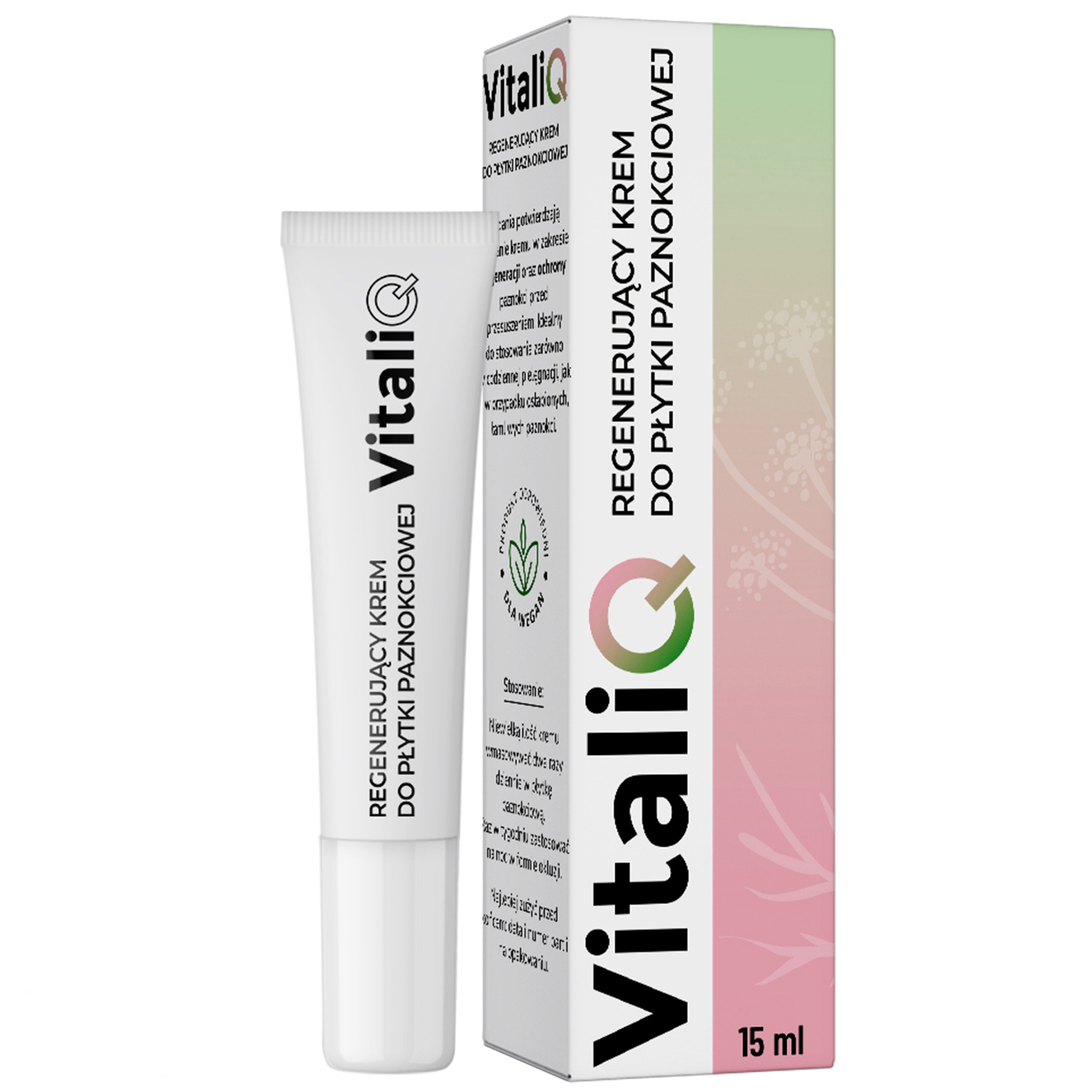 Nieznana BioceriQ VitaliQ, regeneracyjny krem do płytki paznokciowej, 15 ml — Inhaltsstoffe und Bewertung