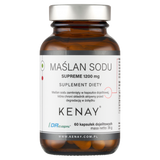 Kenay Maślan sodu Supreme 1200 mg, 60 kapsułek - miniaturka zdjęcia produktu