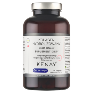 Kenay Kolagen Hydrolizowany Typu II Biocell Collagen, 120 kapsułek - zdjęcie produktu