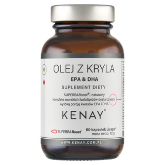 Kenay Olej z kryla EPA & DHA, 60 kapsułek - zdjęcie produktu