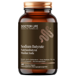 Doctor Life Maślan Sodu 1000 mg, 100 kapsułek - zdjęcie produktu