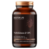 Doctor Life Nattokinaza 2000 FU & OPC 250 mg, 60 kapsułek - miniaturka zdjęcia produktu