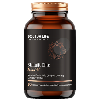 Doctor Life Shilajit Elite PrimaVie, 60 kapsułek - zdjęcie produktu