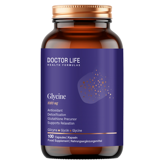 Doctor Life Glycine, glicyna 1000 mg, 100 kapsułek - zdjęcie produktu