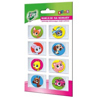 Expel Kids, naklejki na komary, 8 sztuk - zdjęcie produktu